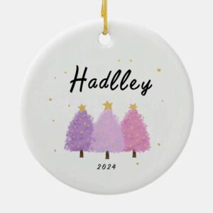 Custom Name New Born Baby Ornament