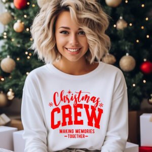 Christmas Crew Making Memories Together Unisex Adult Crewnceck Sweatshirt