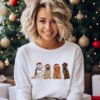 Christmas Dogs Unisex Adult Crewneck Sweatshirt