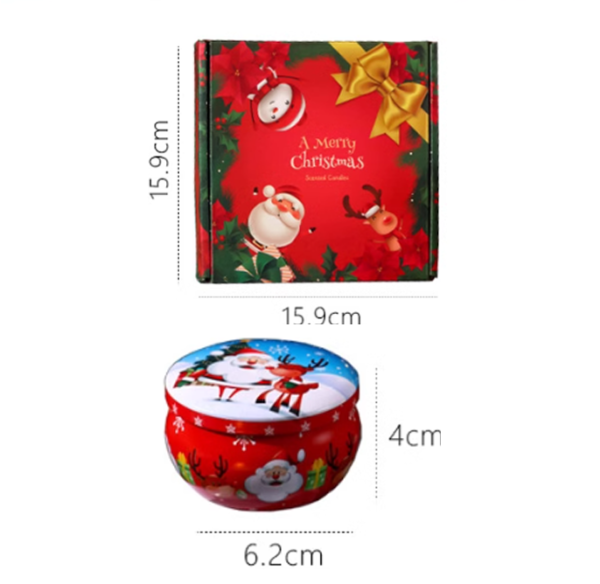 Christmas Aromatherapy Candle Gift Box Size Chart
