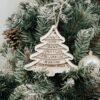 Family Christmas Tree Wooden Ornament