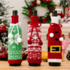 Christmas Wine Bottle Knitted Covers Combo 3