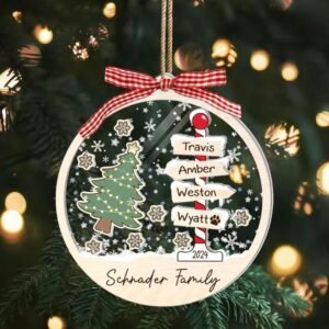 2024 New Personalized Family Christmas Ornament