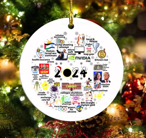 Christmas 2024 Year In Review Ornaments