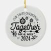 Our First Christmas Together Mr & Mrs Ornament