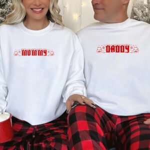 Couple Christmas Matching Unisex Adult Crewneck Sweatshirt