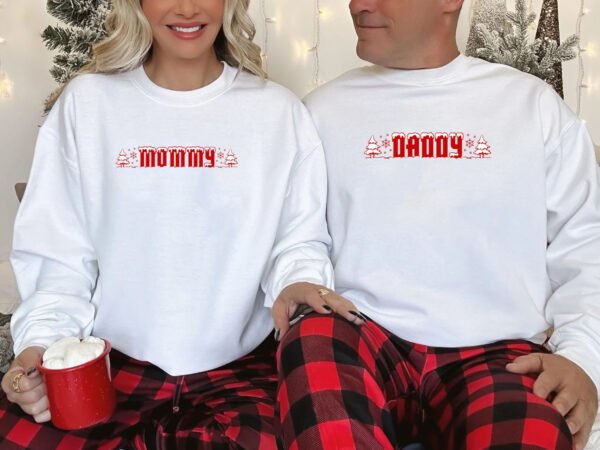 Couple Christmas Matching Unisex Adult Crewneck Sweatshirt