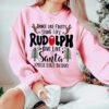 dance like frosty shine like rudolph crewneck sweatshirt