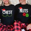 Funny Chest Nuts Couple Matching Crewneck Sweatshirt