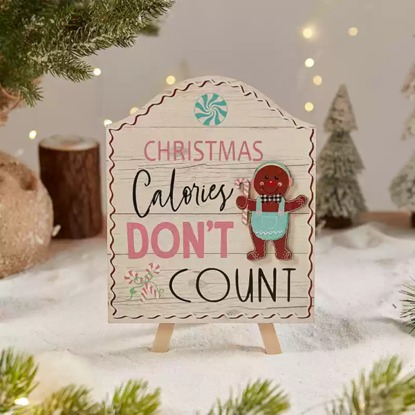 Combo 2 Christmas Wooden Hanging Sign