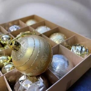 Set Of 18 Christmas Balls Christmas Tree Ornaments