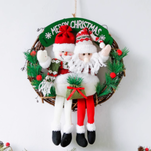 Snowman Santa Christmas Wreath Door Hangings