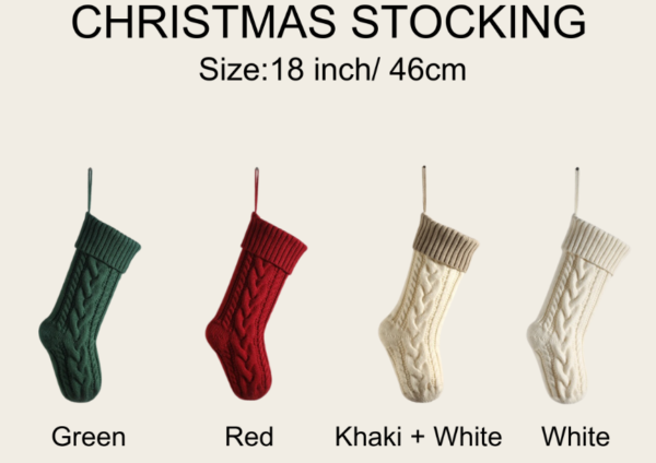 2024 Personalized Christmas Stockings For Family Color Chart